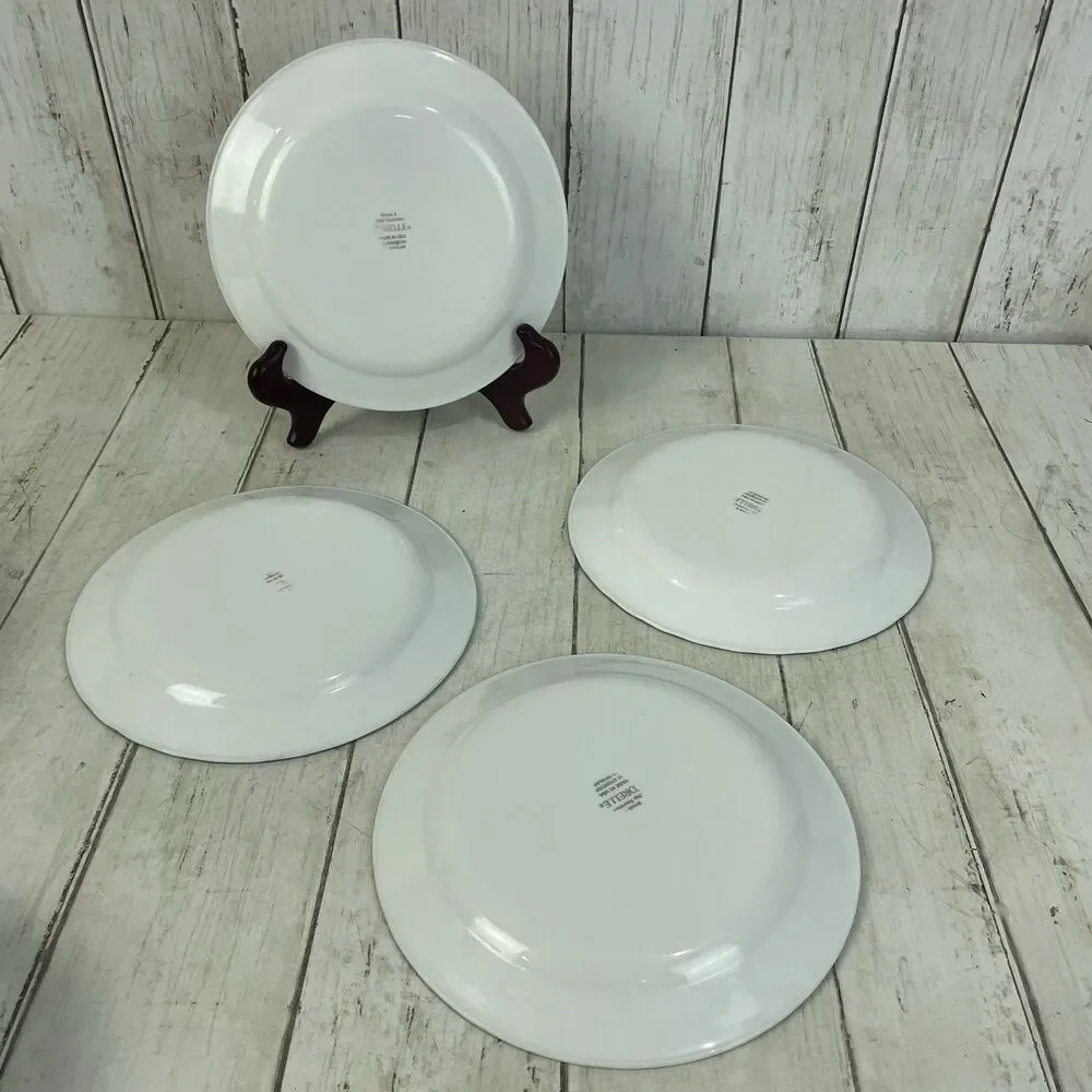 Corelle PINK TRIO SWIRL Salad /Dessert / Bread Plates 7.25